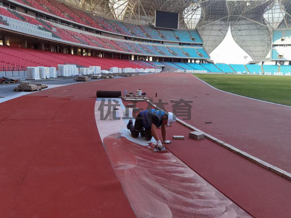 兰州预制型橡胶跑道每平方米的价格